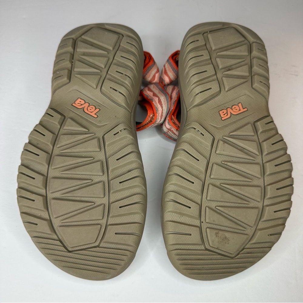 Teva Hurricane XLT2 Strap-On Sandals Orange/Pink Women Size 5 - Picture 9 of 10